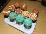 Finished pop cakes
