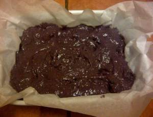 Batter in baking dish