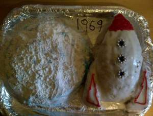 Moon Landing Cake