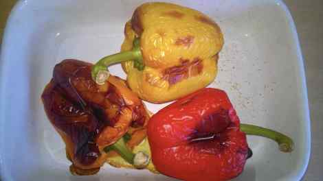 Cooked peppers