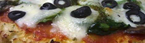 Pizza with cauliflower base