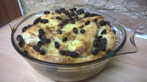Bread and butter pudding