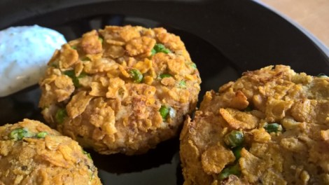 Corn flake fish cakes